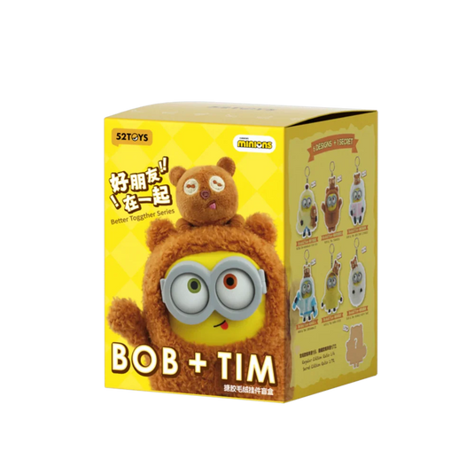 Bob & Tim Best Buddies Forever 1Pc Vinyl Plush Keychain Blind Box