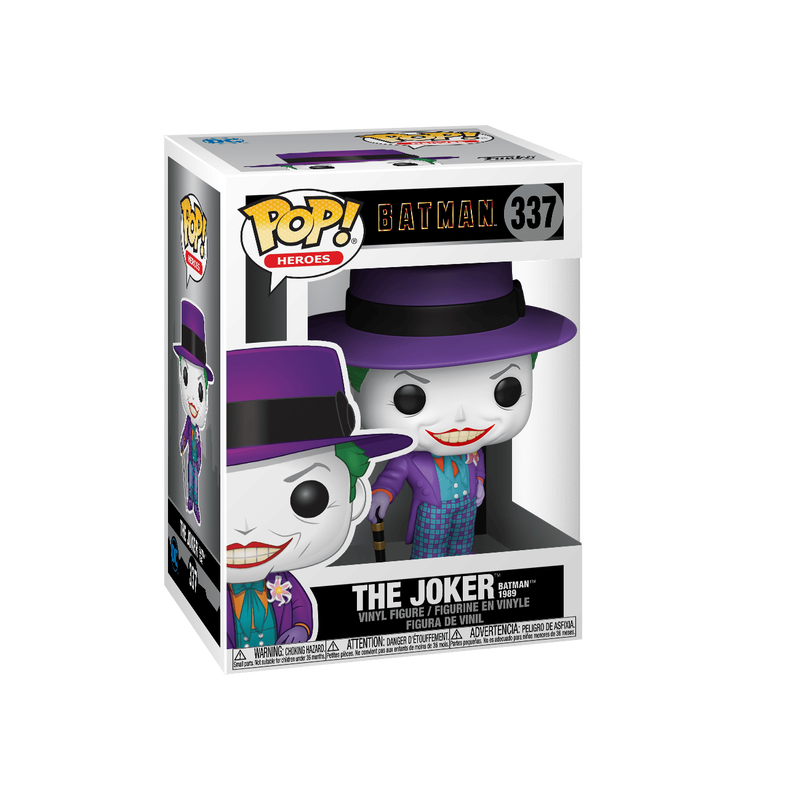 Load image into Gallery viewer, Funko POP! Heroes: Batman 1989 - The Joker with Hat with Chase Vinyl Figure
