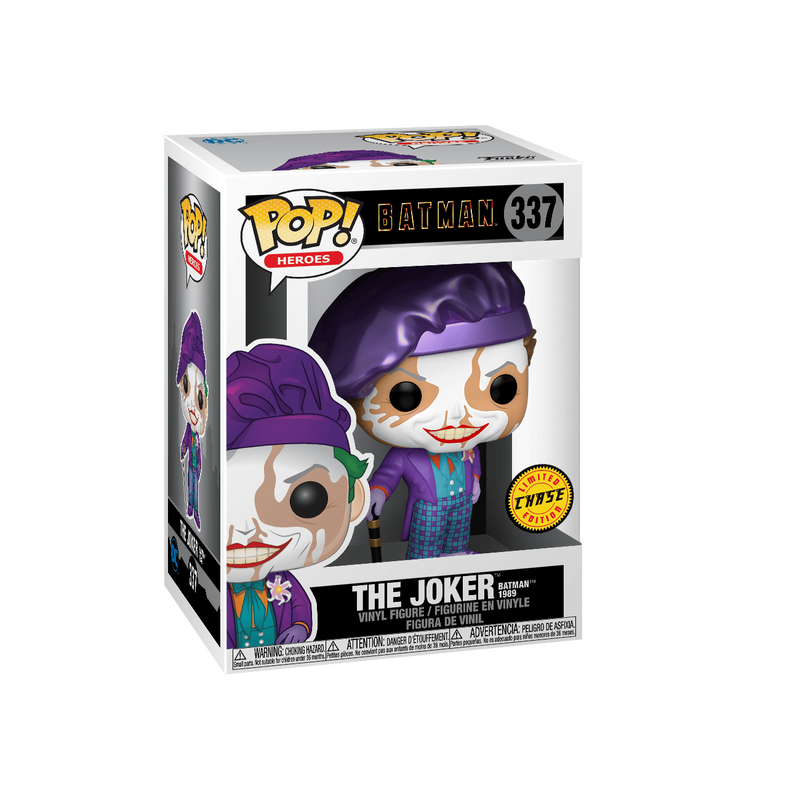 Load image into Gallery viewer, Funko POP! Heroes: Batman 1989 - The Joker with Hat with Chase Vinyl Figure
