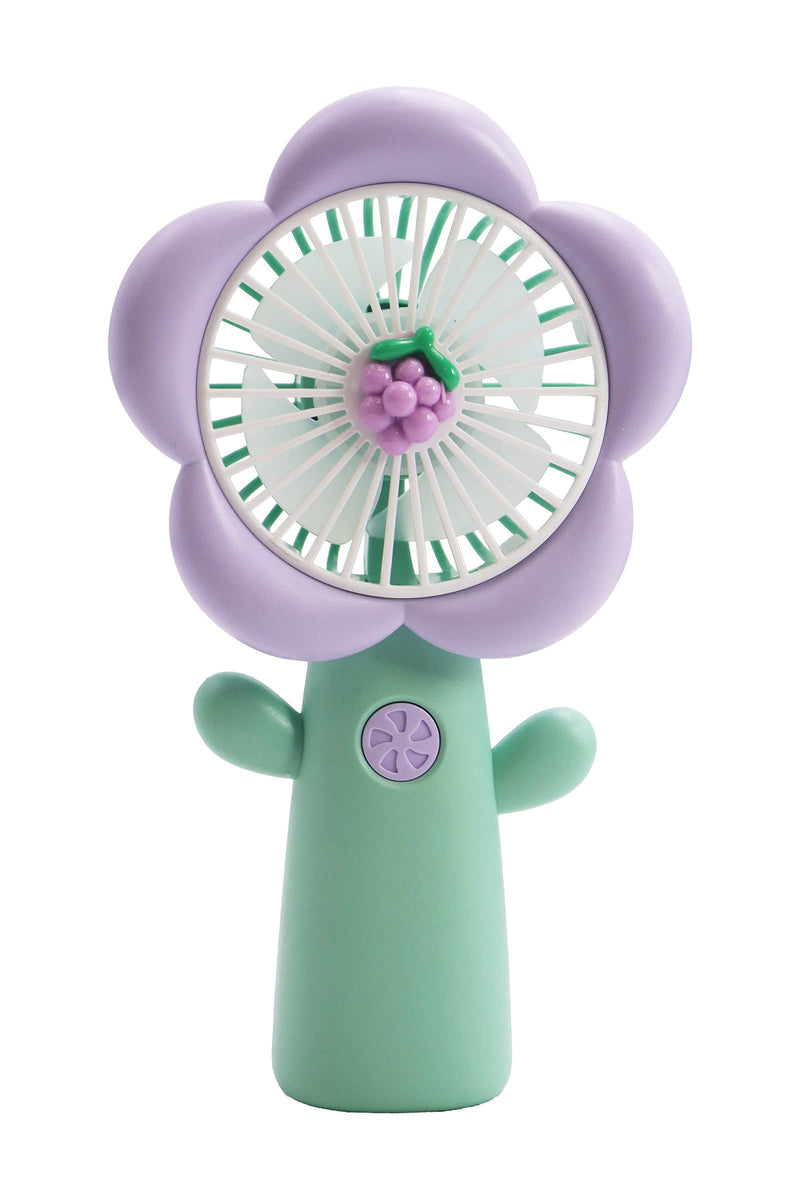 Load image into Gallery viewer, Cap Zone - Flower Petal Fruit Pastel Handheld Electric Fan
