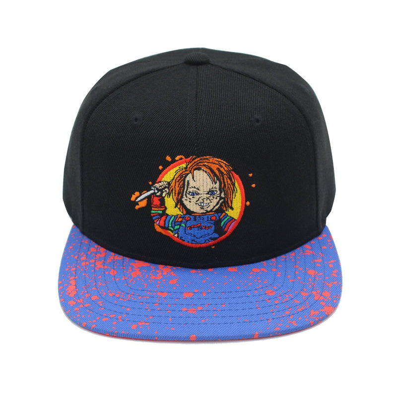 Cargue la imagen en el visor de la galería, Concept One Chucky Splatter Flat Brim Baseball Hat
