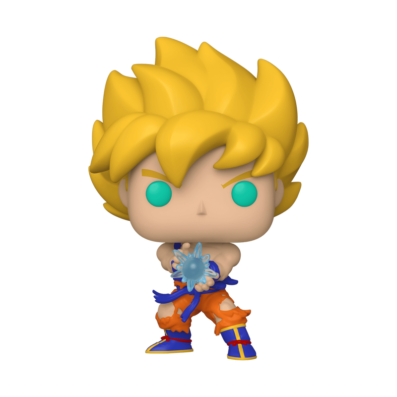 Load image into Gallery viewer, Funko POP! Animation: Dragon Ball Z S9 - Super Saiyan Goku with Kamehameha Wave Vinyl Figure
