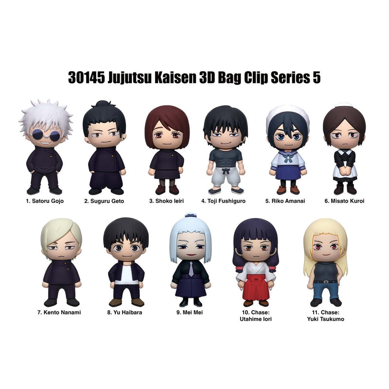 Cargue la imagen en el visor de la galería, Monogram Jujutsu Kaisen - Series 5 3D Figural Foam Bag Clip in Blind Bag
