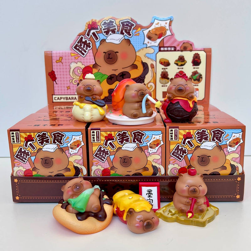 Cargue la imagen en el visor de la galería, BCmini Capybara - 1pc Food Court Blind Box
