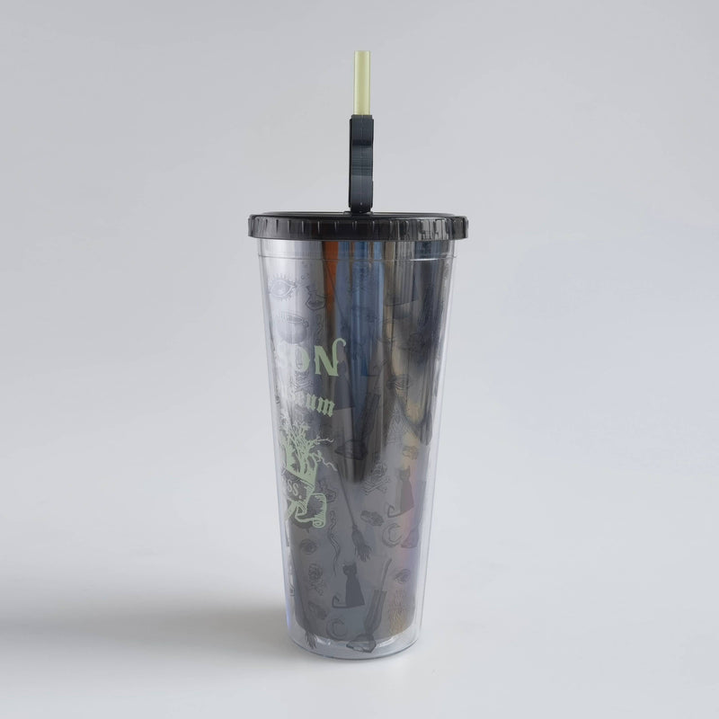 Chargez l&#39;image dans la visionneuse de la galerie, Hocus Pocus Glow in the Dark 24oz Plastic Cold Cup w/ Lid
