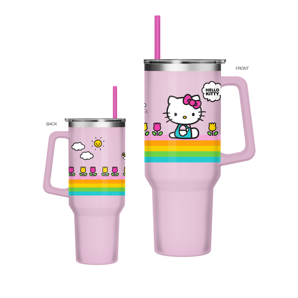 Hello Kitty Cactus 40oz Stainless Steel Tumbler w/ Handle