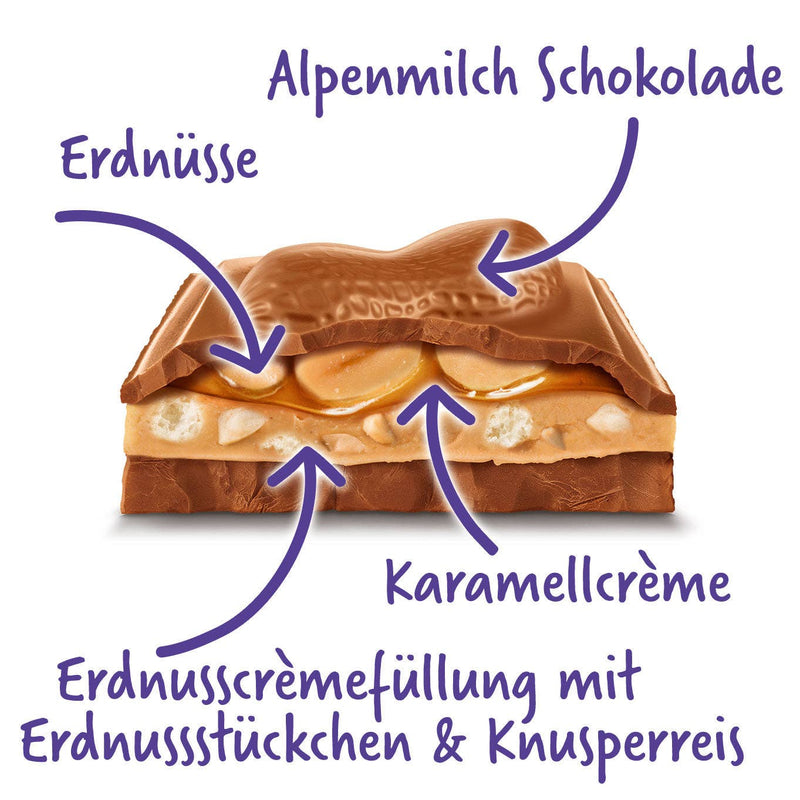 Chargez l&#39;image dans la visionneuse de la galerie, Milka Max Peanut Caramel 276g (Austria) Chocolate
