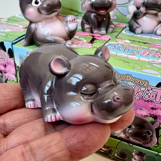 BCmini - Moo Deng Hippo 1 Pc Blind Box