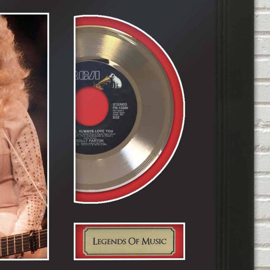 I Will Always Love You Legends of Music Gold Display
