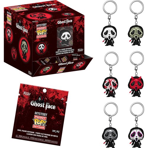 Chargez l'image dans la visionneuse de la galerie, Funko Keychain Pocket Ghost Face - Characters 1pc Mystery Bag
