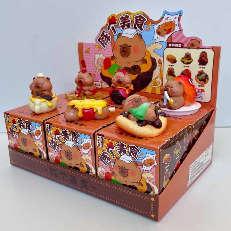 Cargue la imagen en el visor de la galería, BCmini Capybara - 1pc Food Court Blind Box
