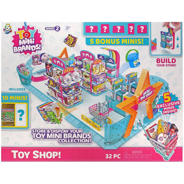 5 Surprise Series 2 Toy Shop! Store & Display Playset (32 Pieces, Includes 5 Mystery Minis Blind Box