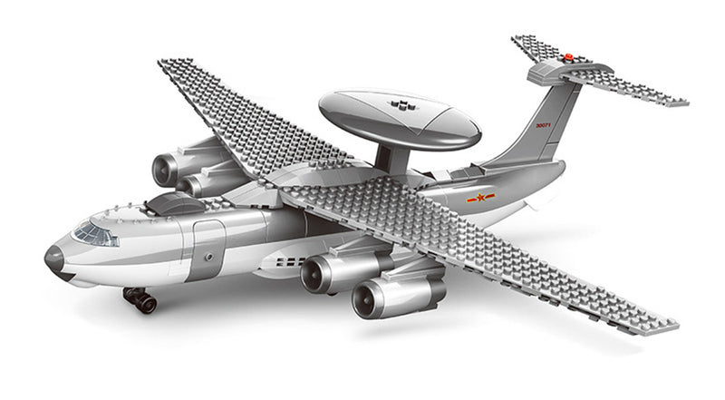 Load image into Gallery viewer, Wange Bricks Air Force: Airborne Early Warning Control Aircraft Brick Toy
