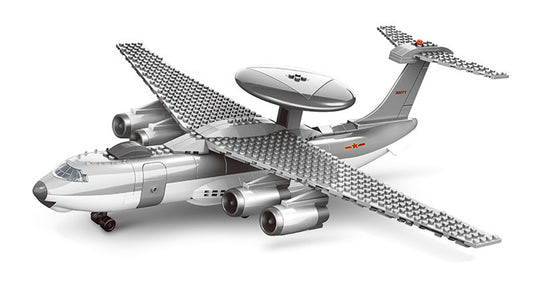 Wange Bricks Air Force: Airborne Early Warning Control Aircraft Brick Toy