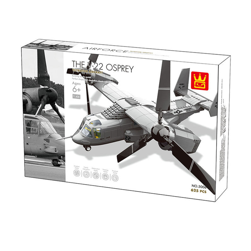 Load image into Gallery viewer, Wange Bricks: MOC Creator Boeing V22 Bell Osprey Aircraft Brick Toy

