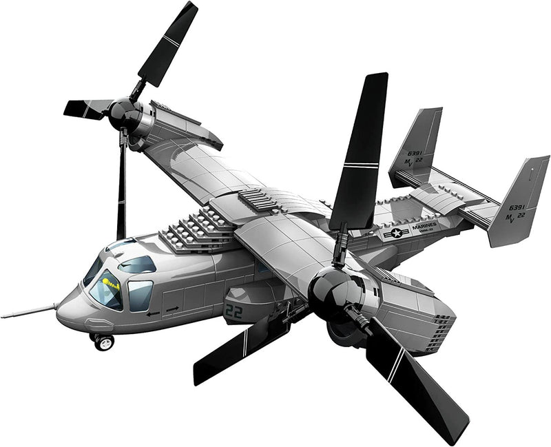 Load image into Gallery viewer, Wange Bricks: MOC Creator Boeing V22 Bell Osprey Aircraft Brick Toy

