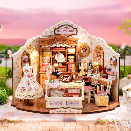 Robotime Rolife - Elsa's Tailoring DIY Miniature House Figure