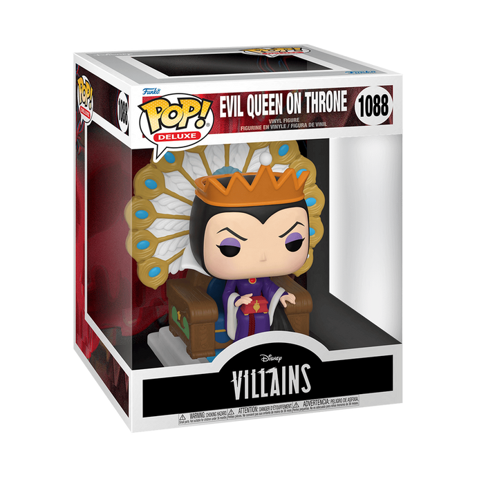 Funko POP! Deluxe : Méchants Disney - Méchante Reine sur le Trône