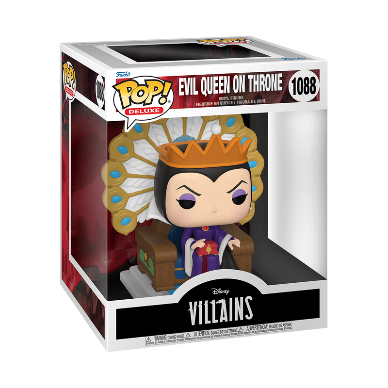 Chargez l&#39;image dans la visionneuse de la galerie, Funko POP! Deluxe : Méchants Disney - Méchante Reine sur le Trône
