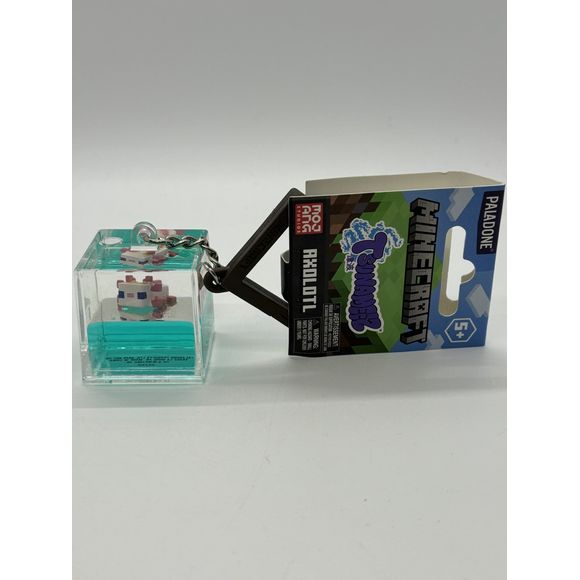 Cargue la imagen en el visor de la galería, U.C.C. Distributing Minecraft Cube Tsunameez Water Keychain
