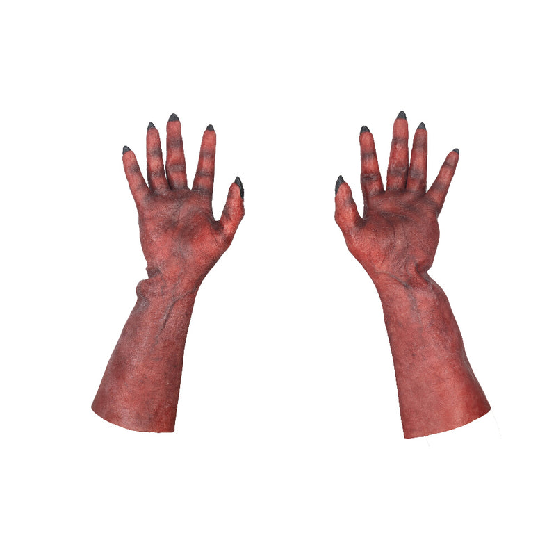 Cargue la imagen en el visor de la galería, Ghoulish Hyper Hands - Lucifer Costume Hands
