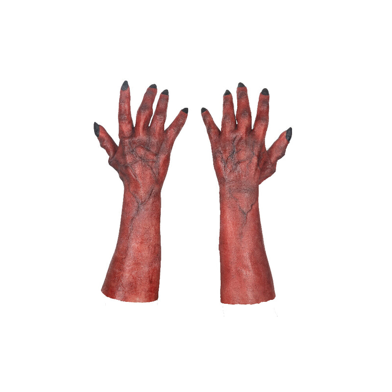 Cargue la imagen en el visor de la galería, Ghoulish Hyper Hands - Lucifer Costume Hands
