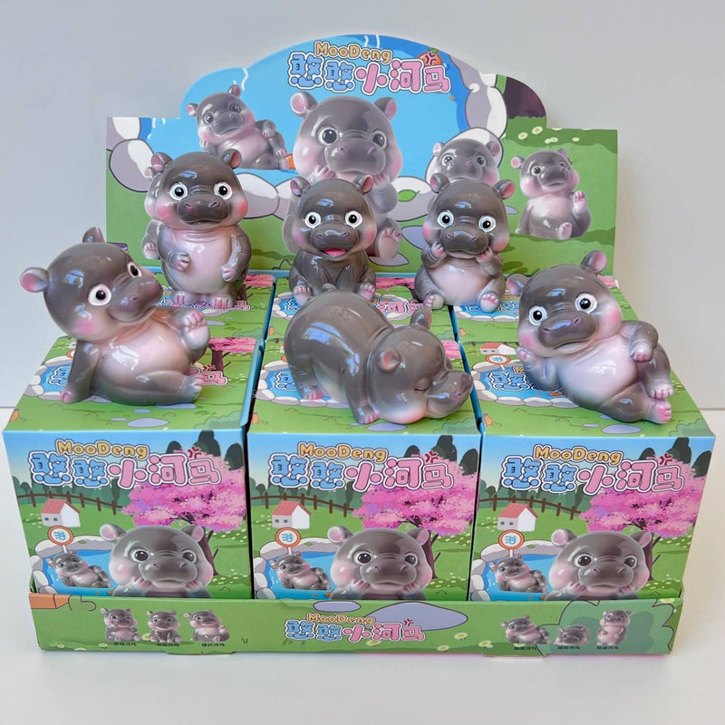 Chargez l'image dans la visionneuse de la galerie, BCmini - Moo Deng Hippo 1 Pc Blind Box
