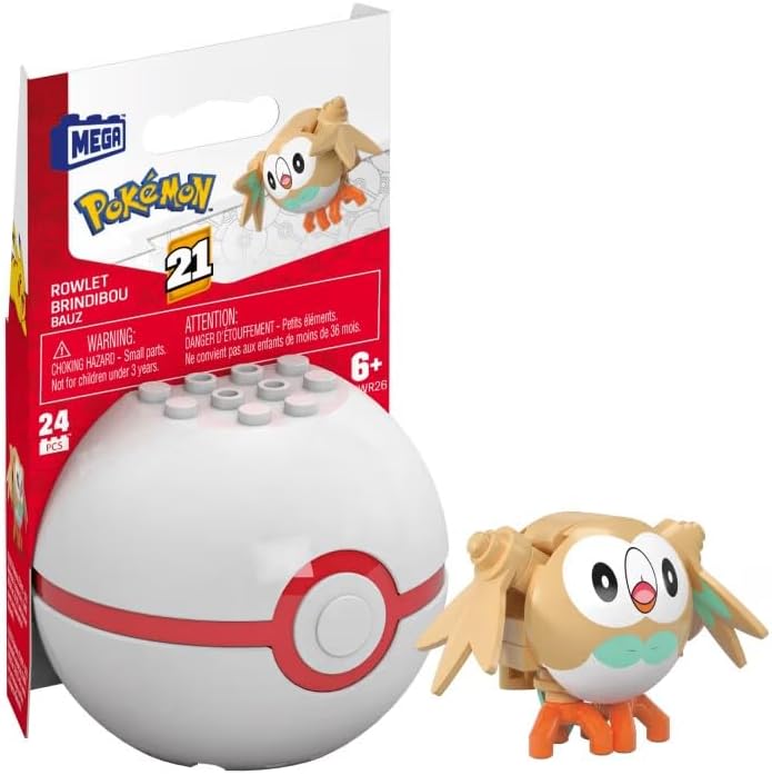 Cargue la imagen en el visor de la galería, Pokemon - Pokeball Mega Construx Building Toy Kit Figure
