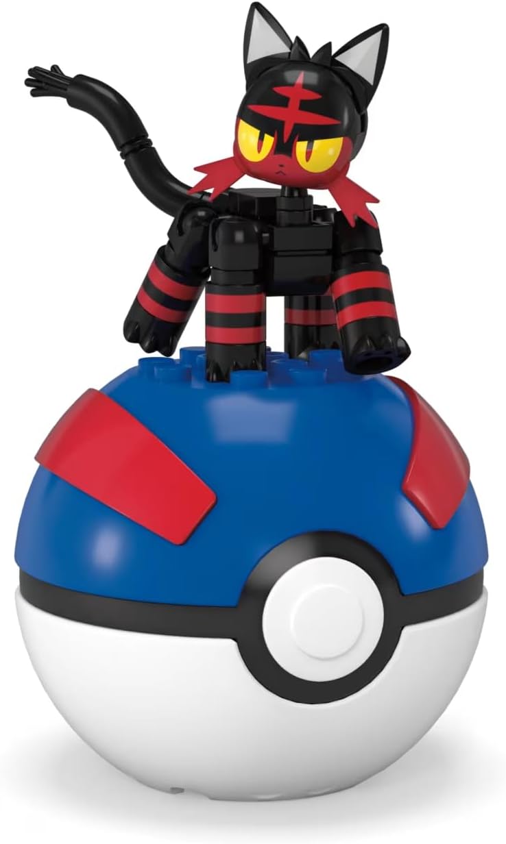 Cargue la imagen en el visor de la galería, Pokemon - Pokeball Mega Construx Building Toy Kit Figure

