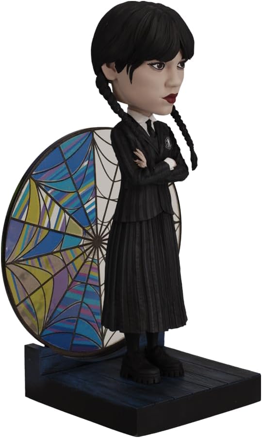 Cargue la imagen en el visor de la galería, Wednesday - Stained Glass Bobble Head
