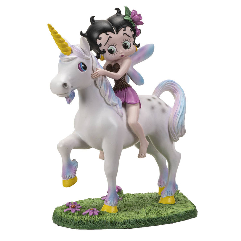 Chargez l&#39;image dans la visionneuse de la galerie, Betty Boop Fairy on Unicorn Figure
