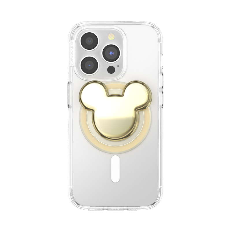 Chargez l&#39;image dans la visionneuse de la galerie, Popsockets Disney - Gold Mickey Phone Grip Magsafe
