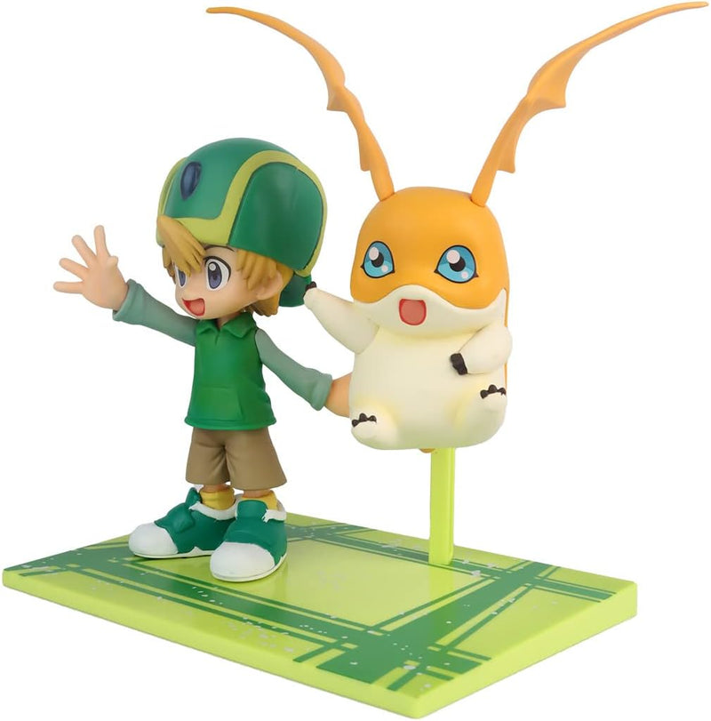 Load image into Gallery viewer, Little Buddy Digimon Adventure Dxf ~ Adventure Archives ~ Takeru &amp; Patamon Figure
