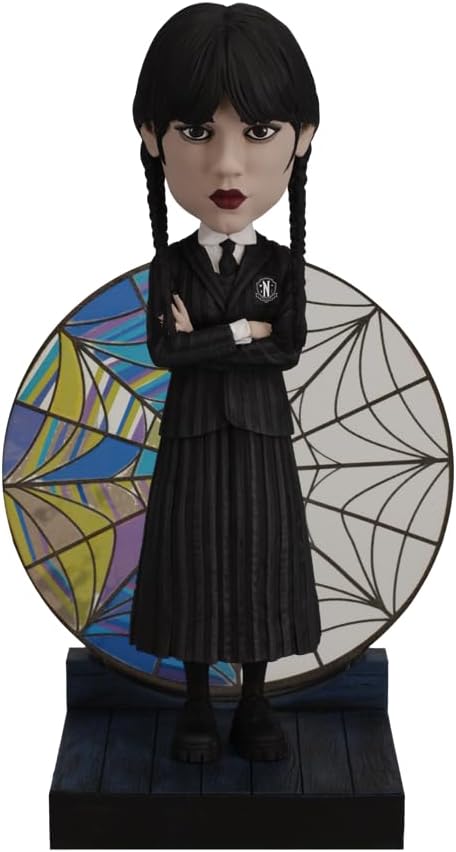 Cargue la imagen en el visor de la galería, Wednesday - Stained Glass Bobble Head
