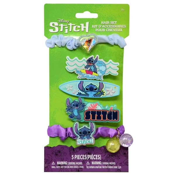 Disney Lilo & Stitch - 8 Piece Set Hair Elastic Hair Ties