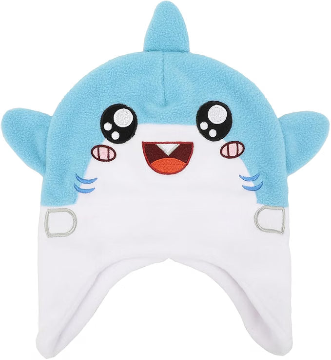 Cargue la imagen en el visor de la galería, Bioworld Baby Sharky -  Toddler 2-Piece Pilot Hat &amp; Magic Mittens Set
