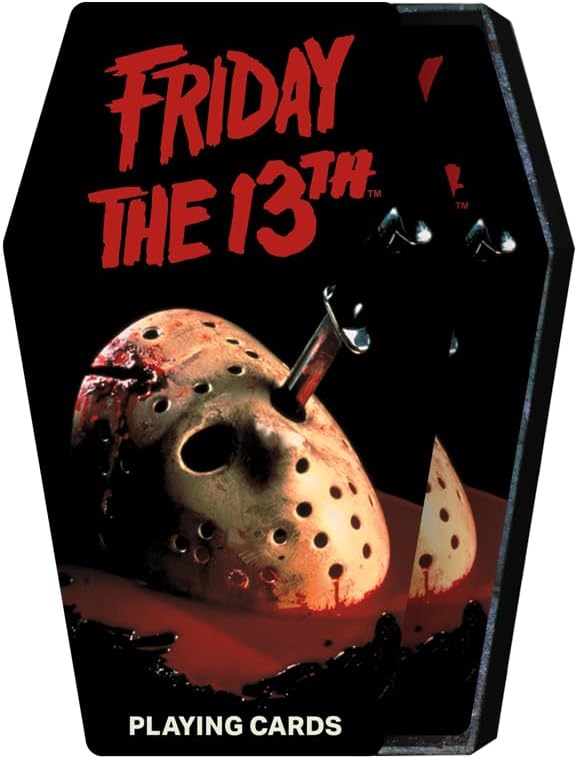 Cargue la imagen en el visor de la galería, Friday the 13th - Coffin Box Premium Playing Cards
