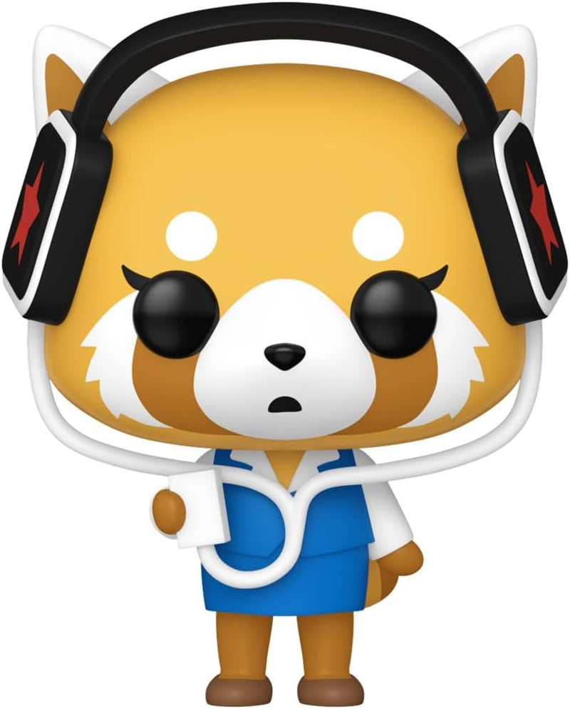 Cargue la imagen en el visor de la galería, Funko Pop! Sanrio: Aggretsuko with Headphones Vinyl Figure
