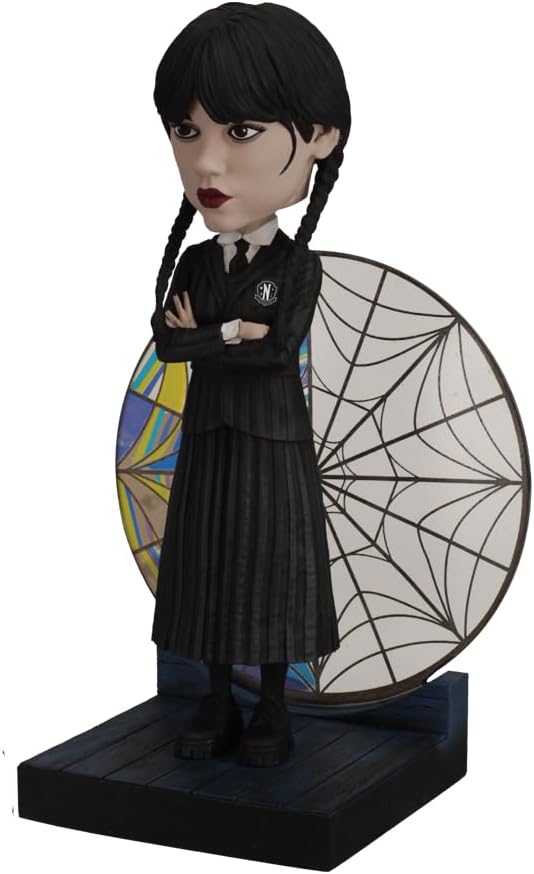 Cargue la imagen en el visor de la galería, Wednesday - Stained Glass Bobble Head
