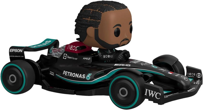 Chargez l&#39;image dans la visionneuse de la galerie, Funko POP! Super Deluxe Ride - Formula 1 Mercedes Lewis Hamilton Vinyl Figure
