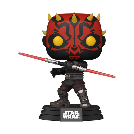 ¡Funko POP! Star Wars: Guerras Clon - Darth Maul 