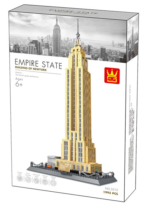 Wange Bricks: The Empire State Building of New York Bricks Modular Model Toy Figure