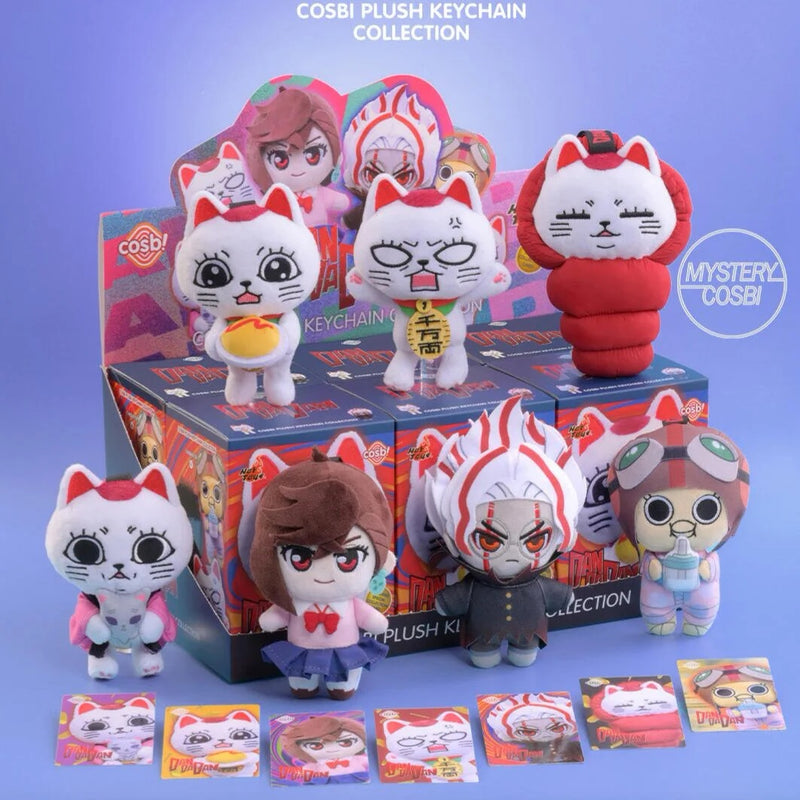Load image into Gallery viewer, Hot Toys Dan Da Dan - Cosbi Series Vinyl Plush Keychain 1Pc Blind Box
