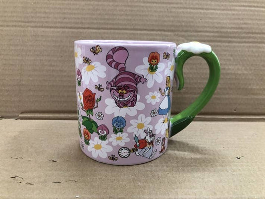 Alice in Wonderland Wild Flower 20oz Sculpted Handle Mug