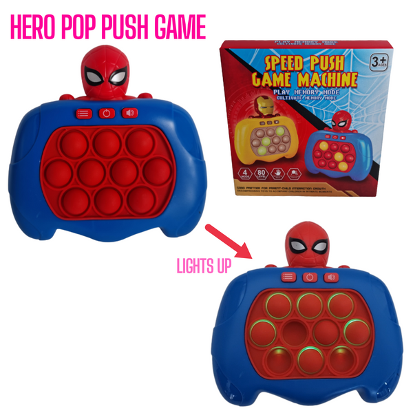 To-Popgamehero - Marvel - Spiderman Pop Push Game