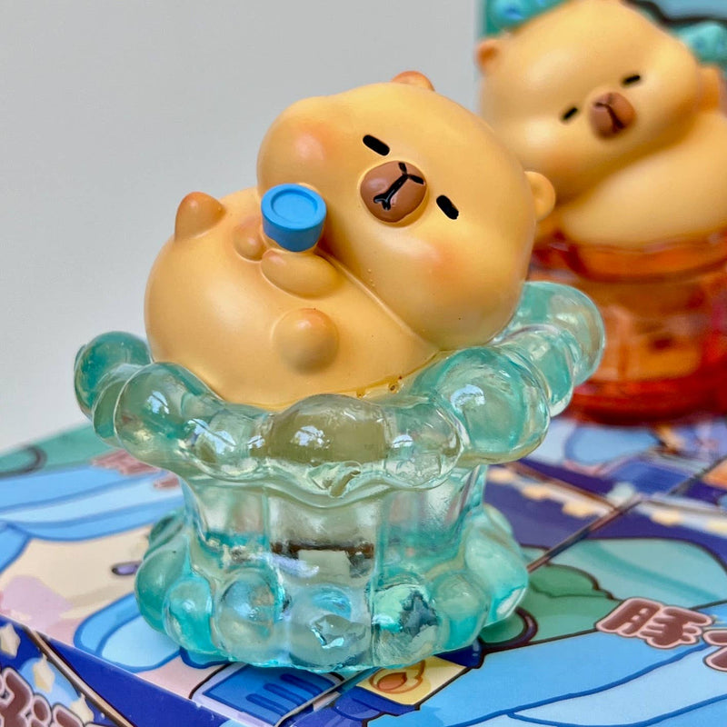 Chargez l&#39;image dans la visionneuse de la galerie, Capybara Light Up Jewel 1pc Figure Blind Box
