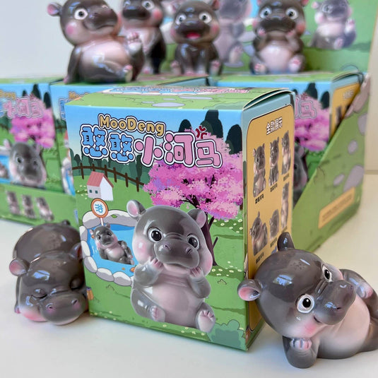 BCmini - Moo Deng Hippo 1 Pc Blind Box