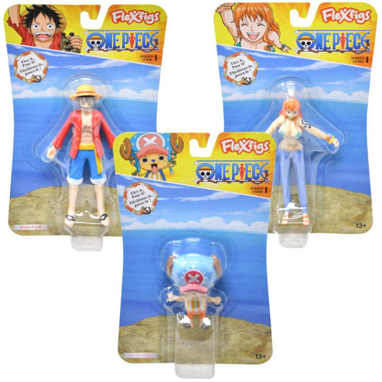 One Piece - Flexfigs on card Characters Figure