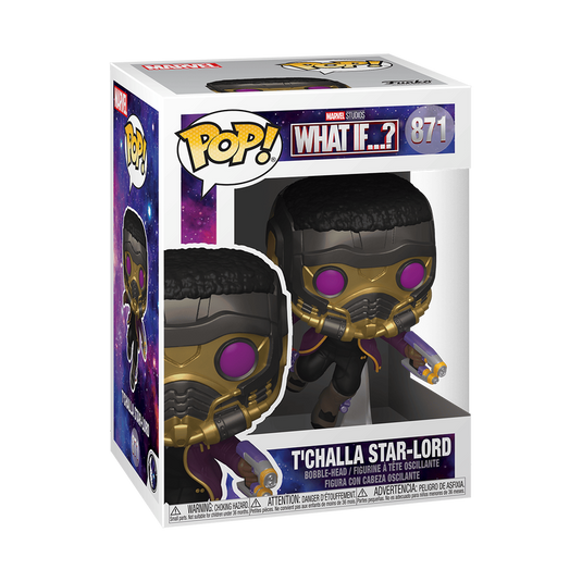 Funko POP! Marvel: What If? - T'Challa Star-Lord Vinyl Figure