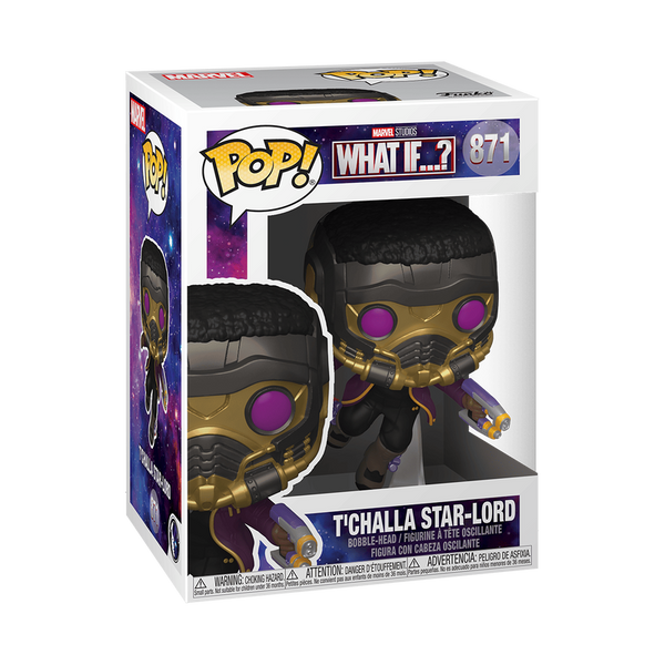 Funko POP! Marvel: What If? - T'Challa Star-Lord Vinyl Figure